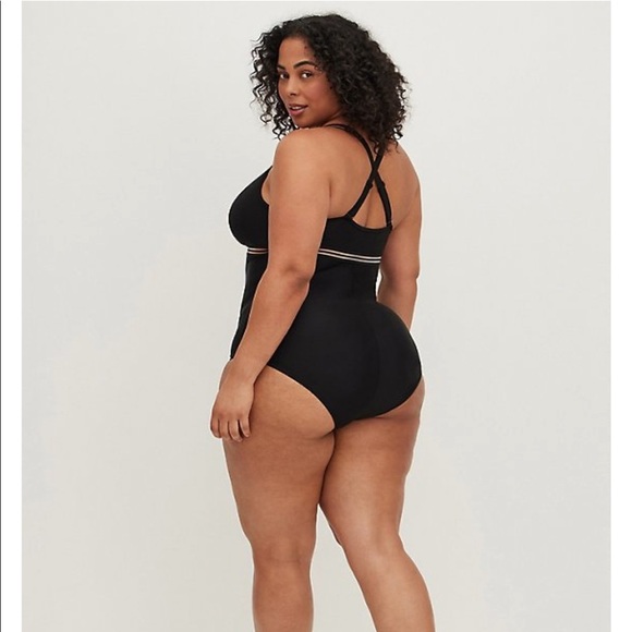 New! Torrid sz 3 Triangle Bathing Swim Suit size 3X - Picture 3 of 4